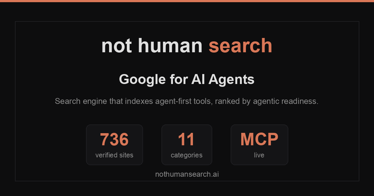 Not Human Search logo